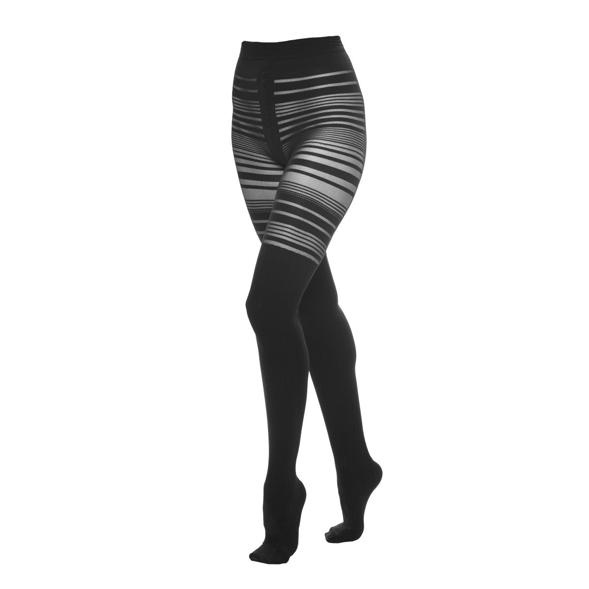 KOTEK Elegante Strumpfhose mit Streifenmuster - T010