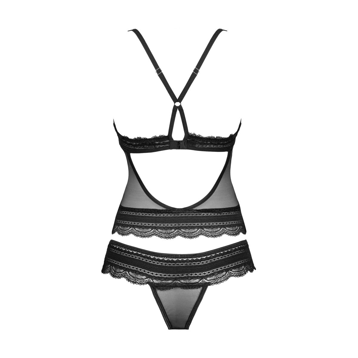 OBSESSIVE Dessous Unterwäsche Set | Top mit String - Ivannes