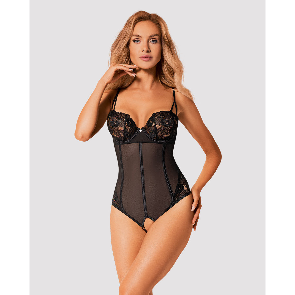 OBSESSIVE Verführerischer Ouvert-Body „Serena“
