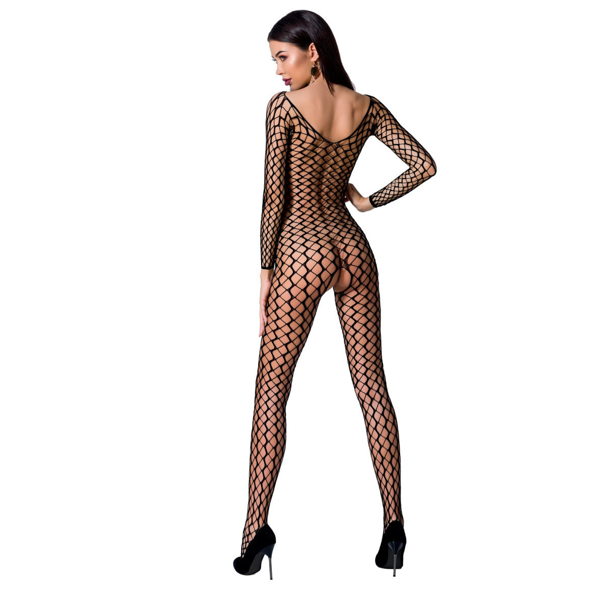 PASSION Elegant bodystocking with long arms - BS068