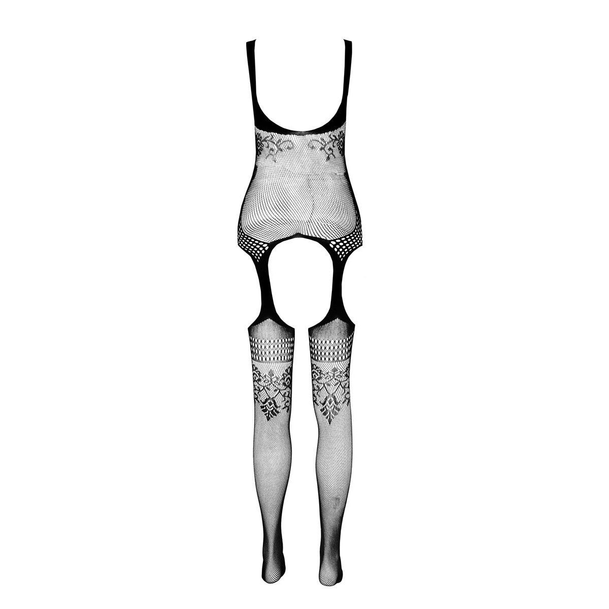 PASSION ECO Sexy Bodystocking with Strap Design with Low Back