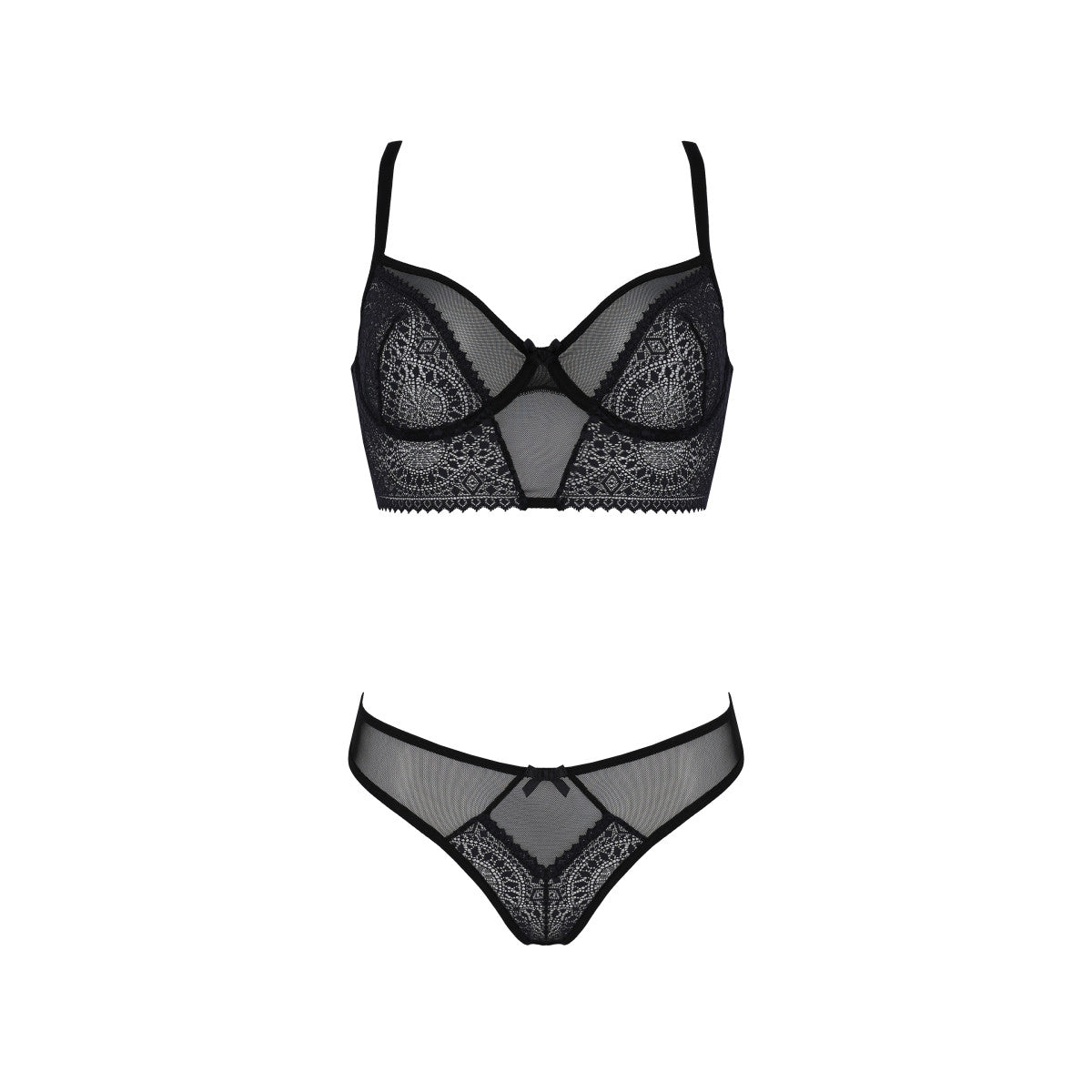 PASSION ECO Sexy Dessous Unterwäsche-Set Drosera - 2 Teile