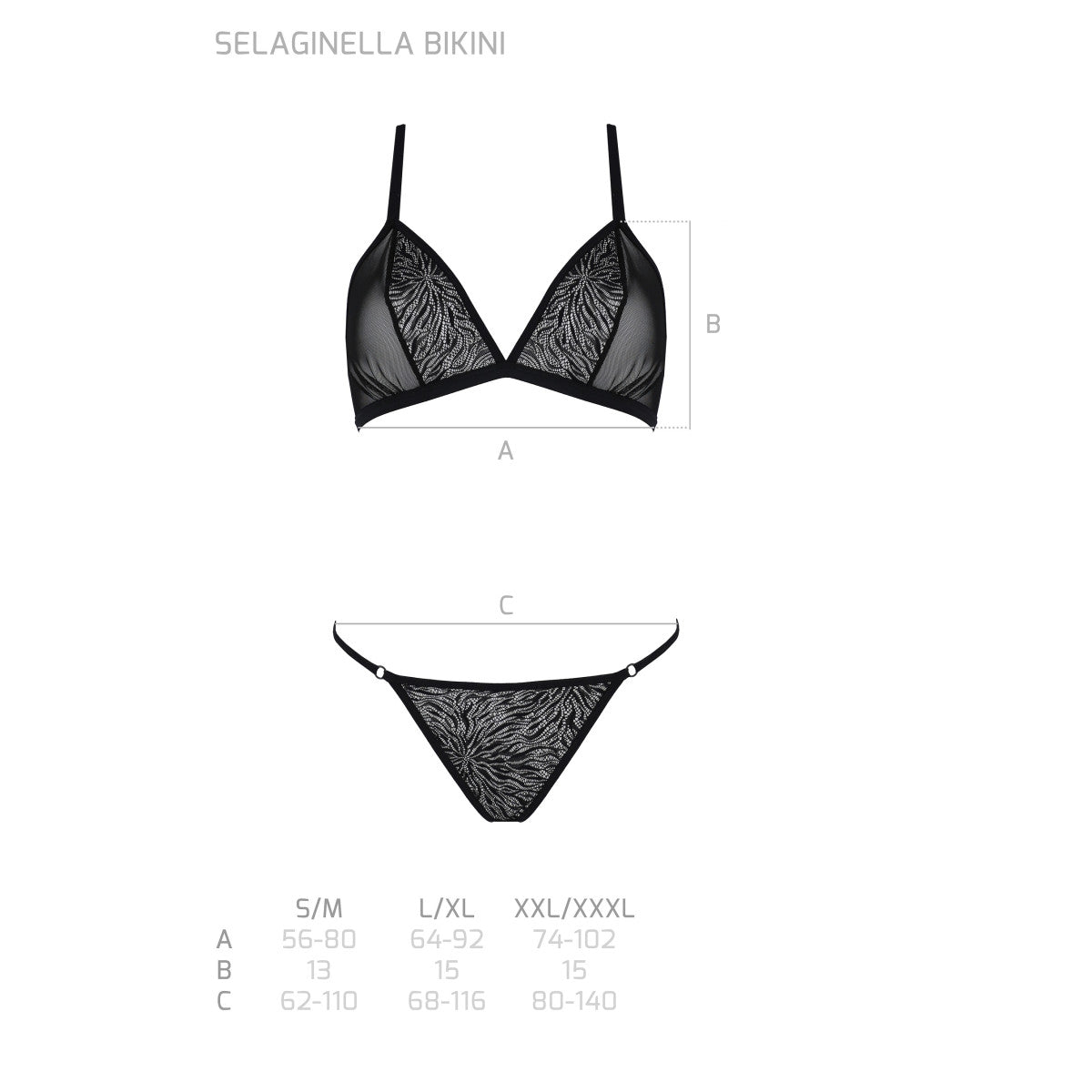 PASSION ECO Sexy Lingerie Set Primula - 2 pieces