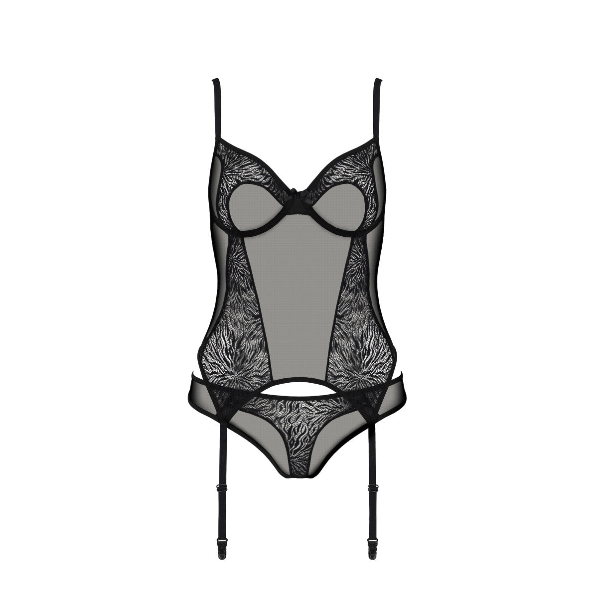 PASSION ECO Sexy Straps-Corsage Selaginella - 2 Teile