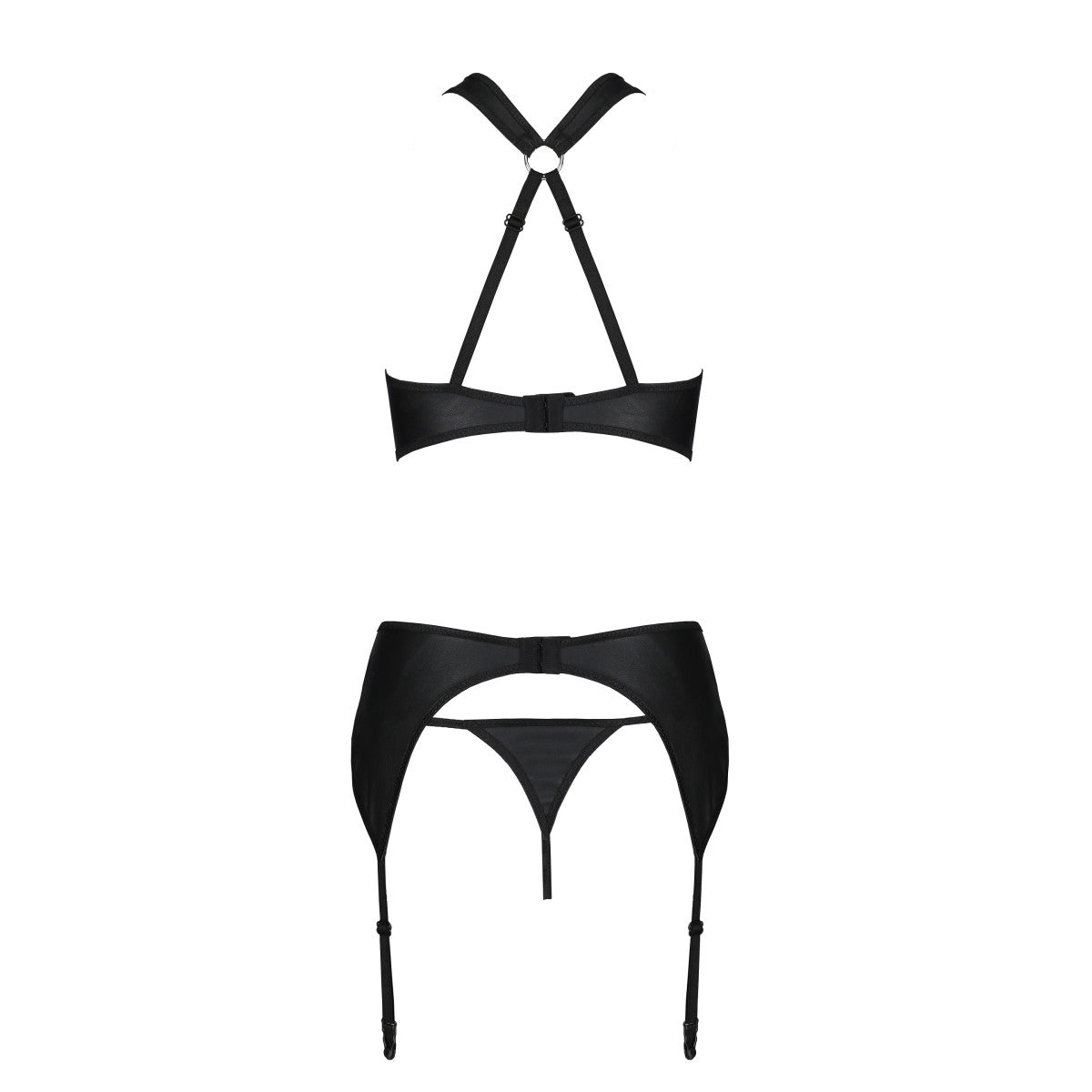 PASSION ECO Straps Lingerie Set Leafa - 3 pieces