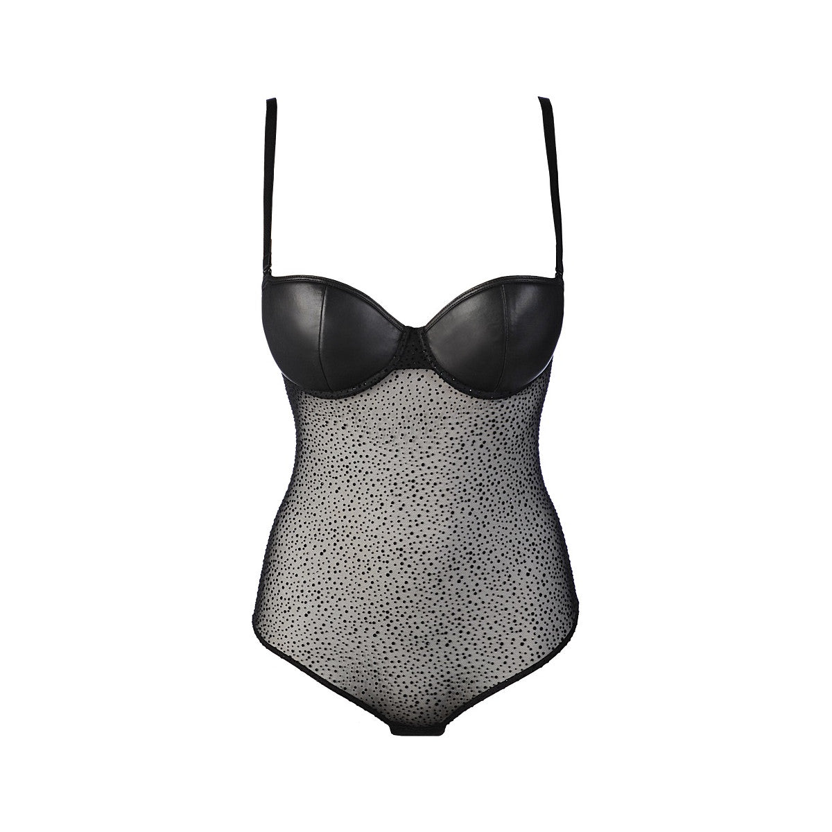 AXAMI Edler Body mit kleinen Punkten