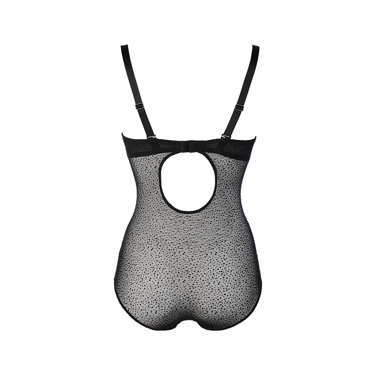 AXAMI Edler Body mit kleinen Punkten